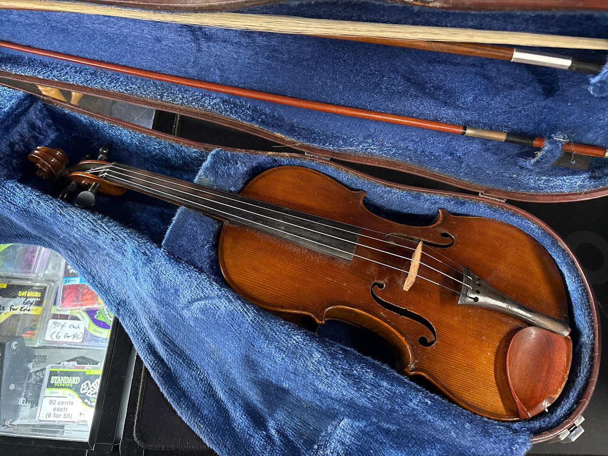 E011-0918 masakichi suzuki manufactured チェロ 難有り 鈴木政吉 Rare vintage old Japan Masakichi Suzuki 4⁄4 Violin String Instrument w⁄bow