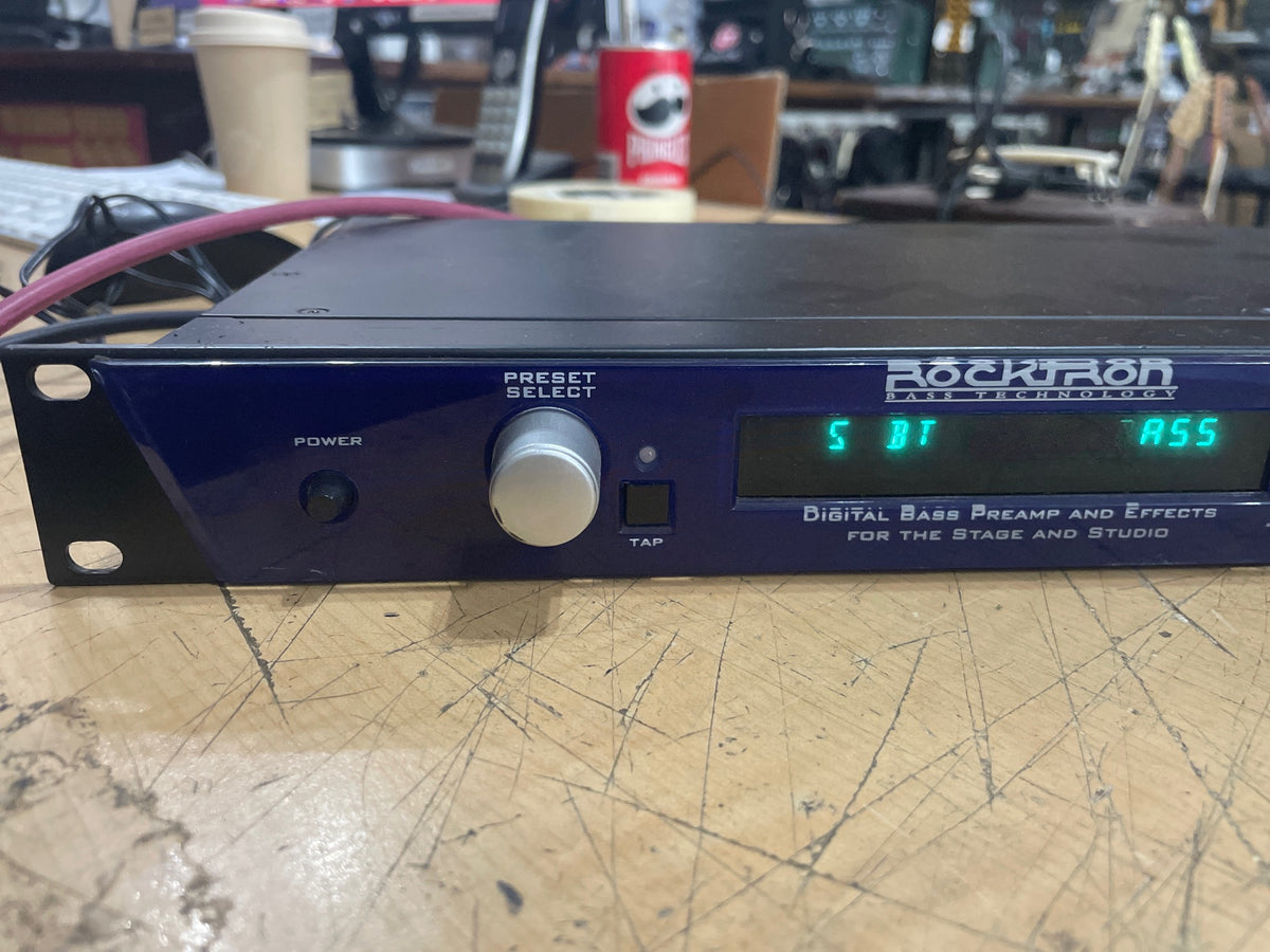 ROCKTRON BLUE THUNDER MIDIデジタル・ベース・プリアンプ Rocktron - Blue Thunder – musicswopshop