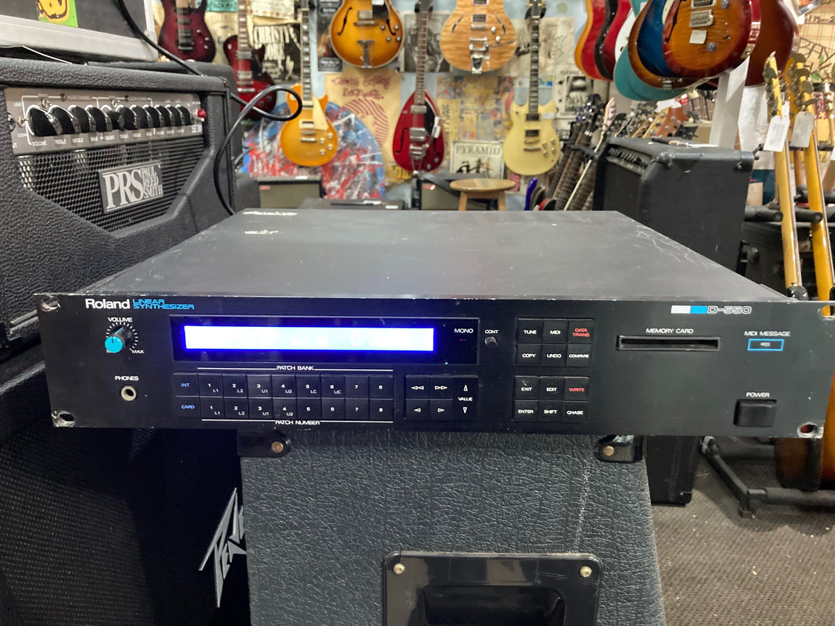 DTM・DAW Roland D-550 Roland D-550 1987 - Black | Reverb