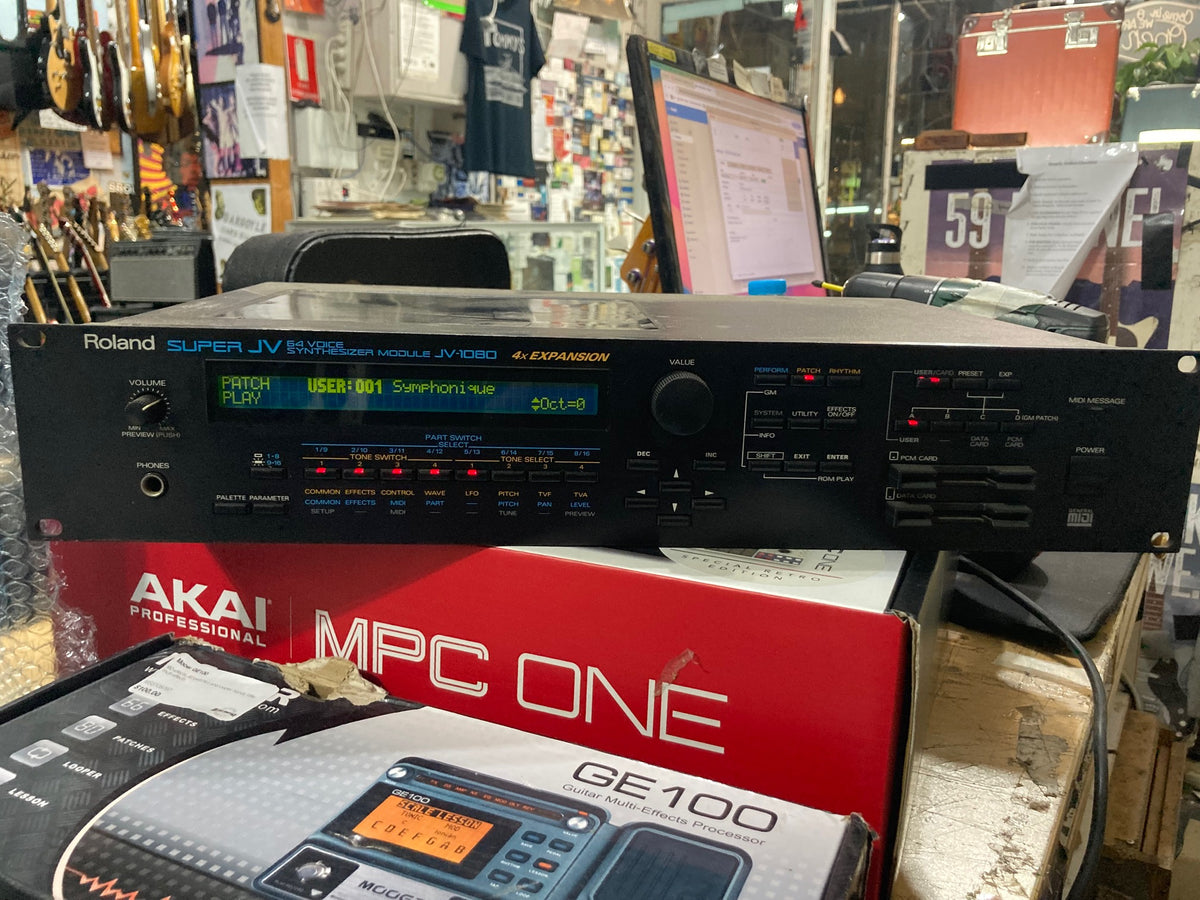 Roland SuperJV JV-1080 (エクスパンションボード3枚付属) Roland JV-1080 Voice Synthesizer Rack Sound Module | eBay