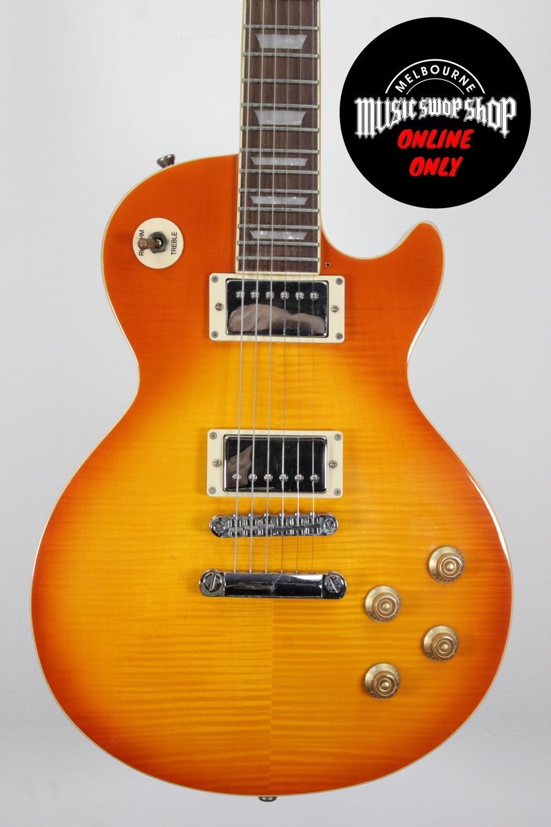 Blitz by Aria Pro II - Leopard Les Paul – musicswopshop
