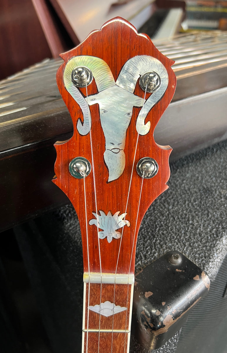 White Swallow Plectrum Banjo