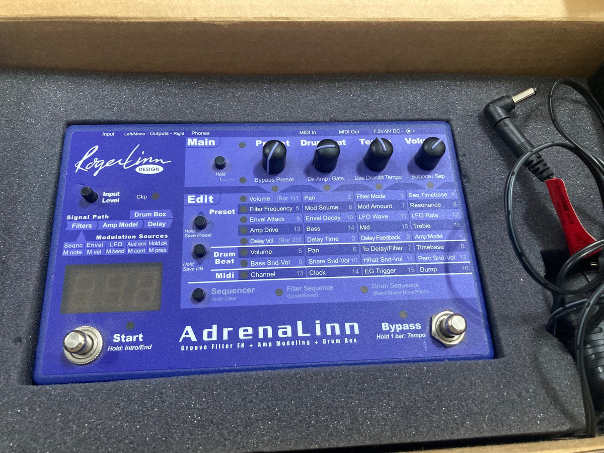 レアな名機！Roger Linn AdrenaLinnIII Roger Linn Design AdrenaLinn III Multi-effects Processor