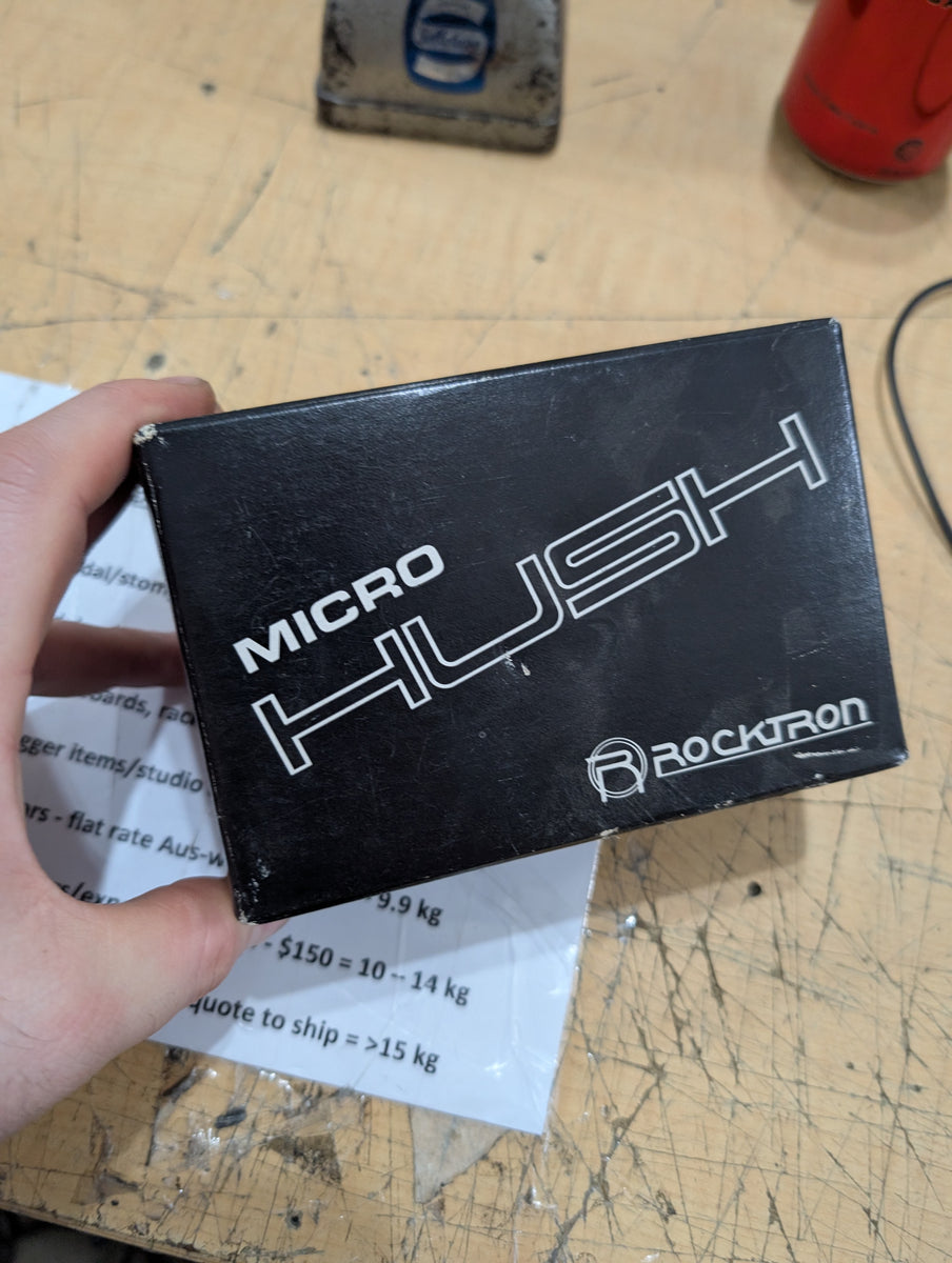【10489】 ROCKTRON micro HUSH Rocktron Micro Hush Pedal – Motor City Guitar