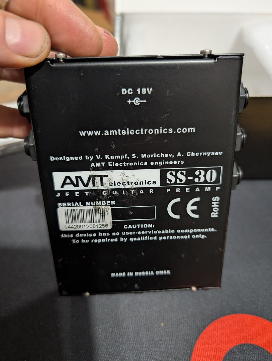 【レアペダル】AMT ELECTRONICS SS-30 BULAVA AMT BULAVA SS-30 — Studio Series 3-channel JFET Guitar