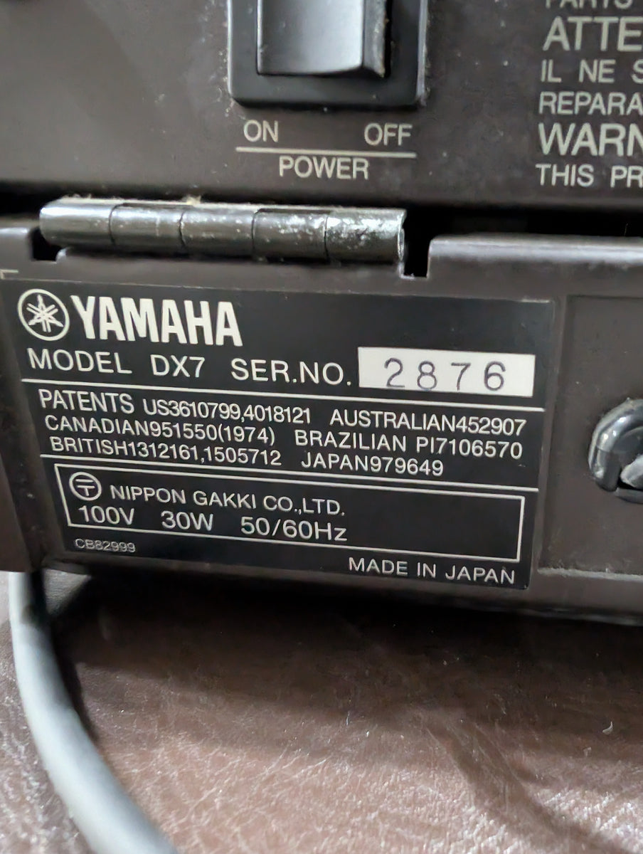 Yamaha - DX7 – musicswopshop