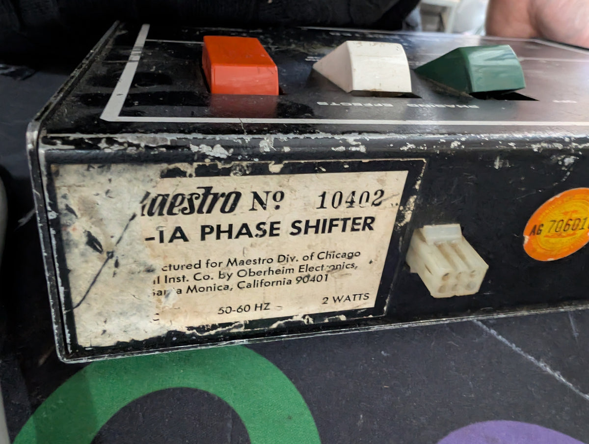 Maestro - PS-1A Phase Shifter – musicswopshop