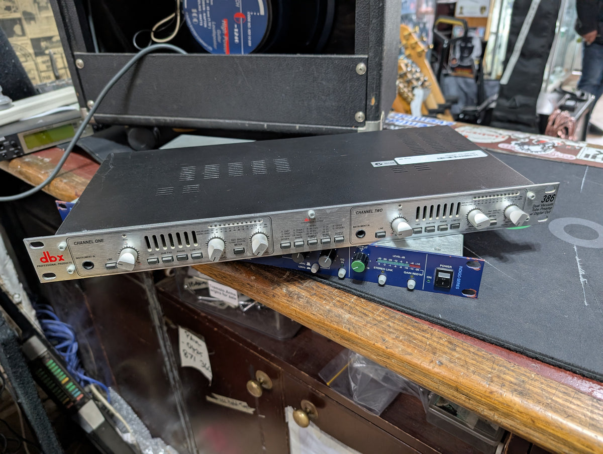 DBX - 386 Dual Vaccum Tube Preamp – musicswopshop