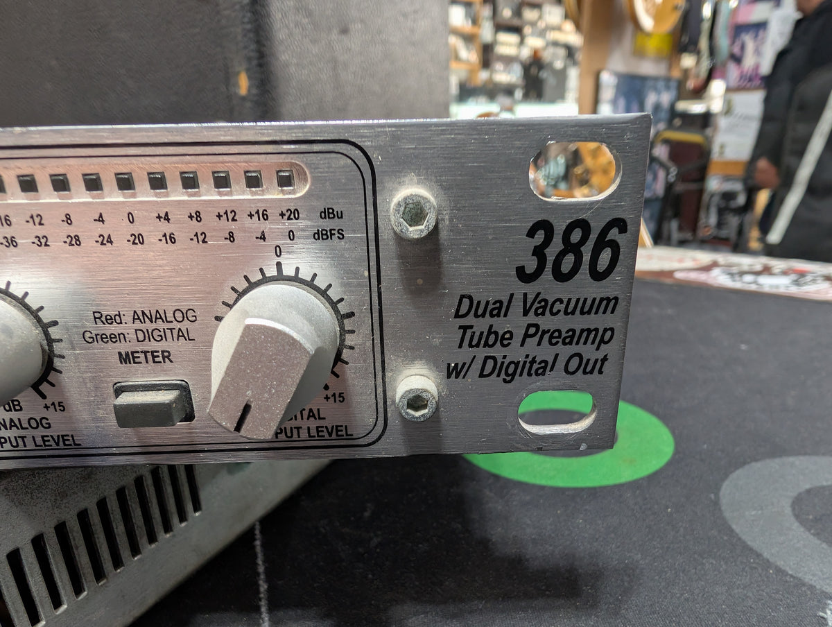DBX - 386 Dual Vaccum Tube Preamp – musicswopshop
