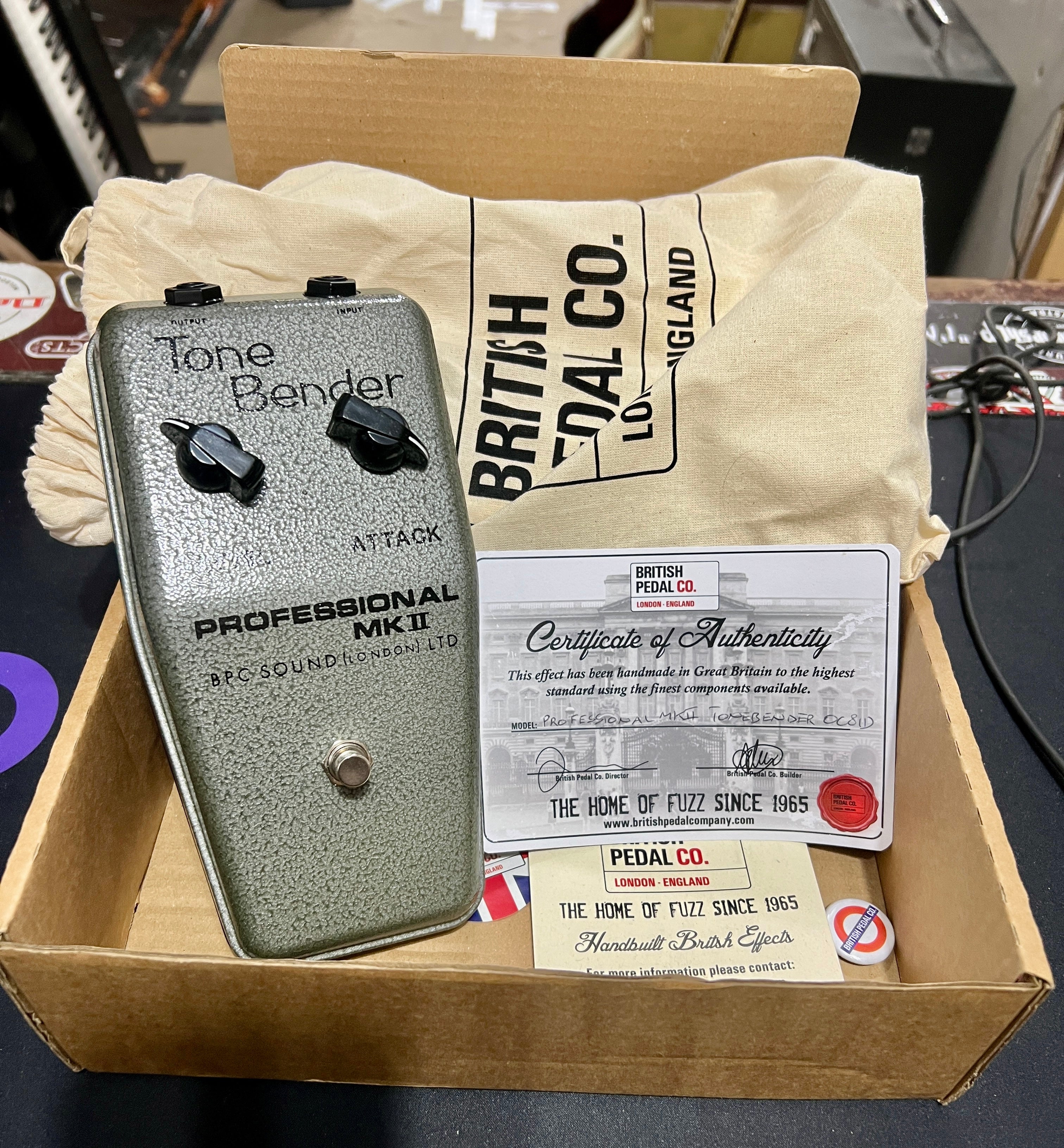 British Pedal Co. Tone Bender MKⅡ OC81D British Pedal Company OC81D MKII Tone Bender Pedal | Long
