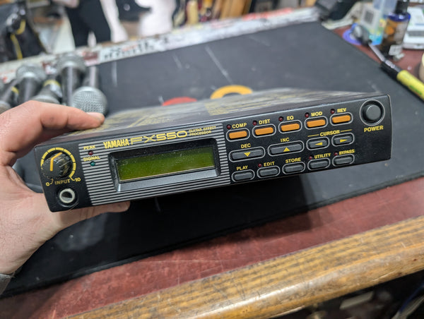 YAMAHA FX550 ギターエフェクトプロセッサー　マルチエフェクター YAMAHA - FX550 Guitar Effects Processor – musicswopshop