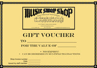 MUSIC SWOP SHOP - GIFT VOUCHERS!